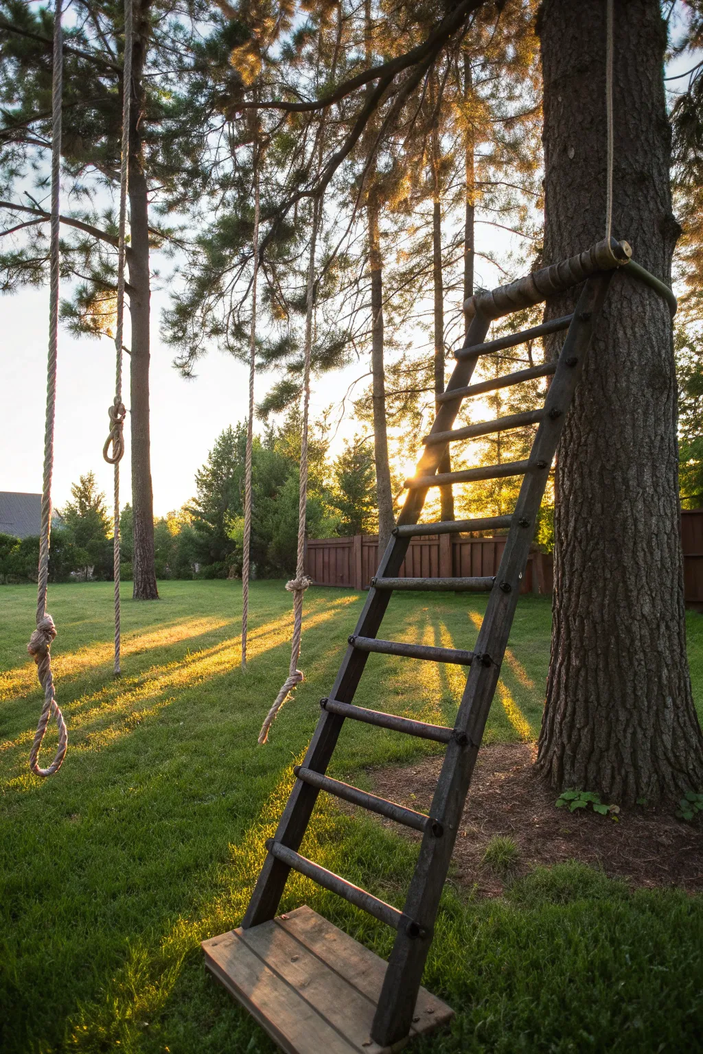 Transform your backyard into the ultimate ninja training ground with a DIY obstacle course!