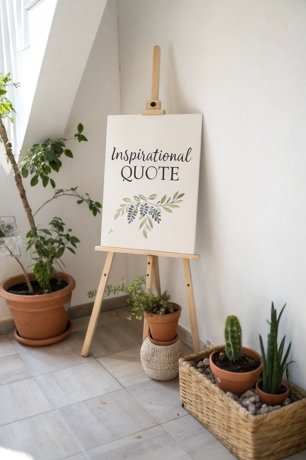 Transform your space with a personalized quote canvas that inspires daily and exudes minimalist elegance.