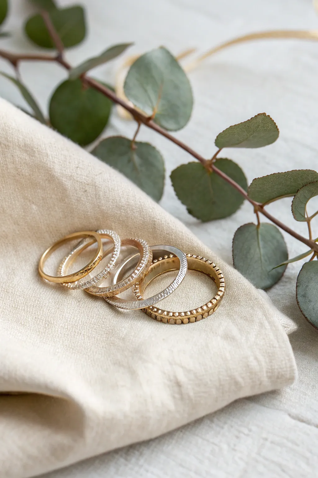 Elevate your style with handcrafted stacking rings that blend simplicity and elegance.