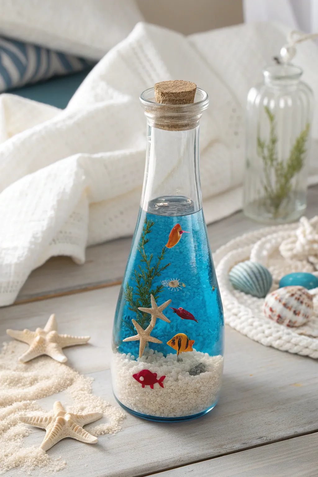 Bring the ocean to your fingertips with this enchanting Under the Sea sensory bottle.
