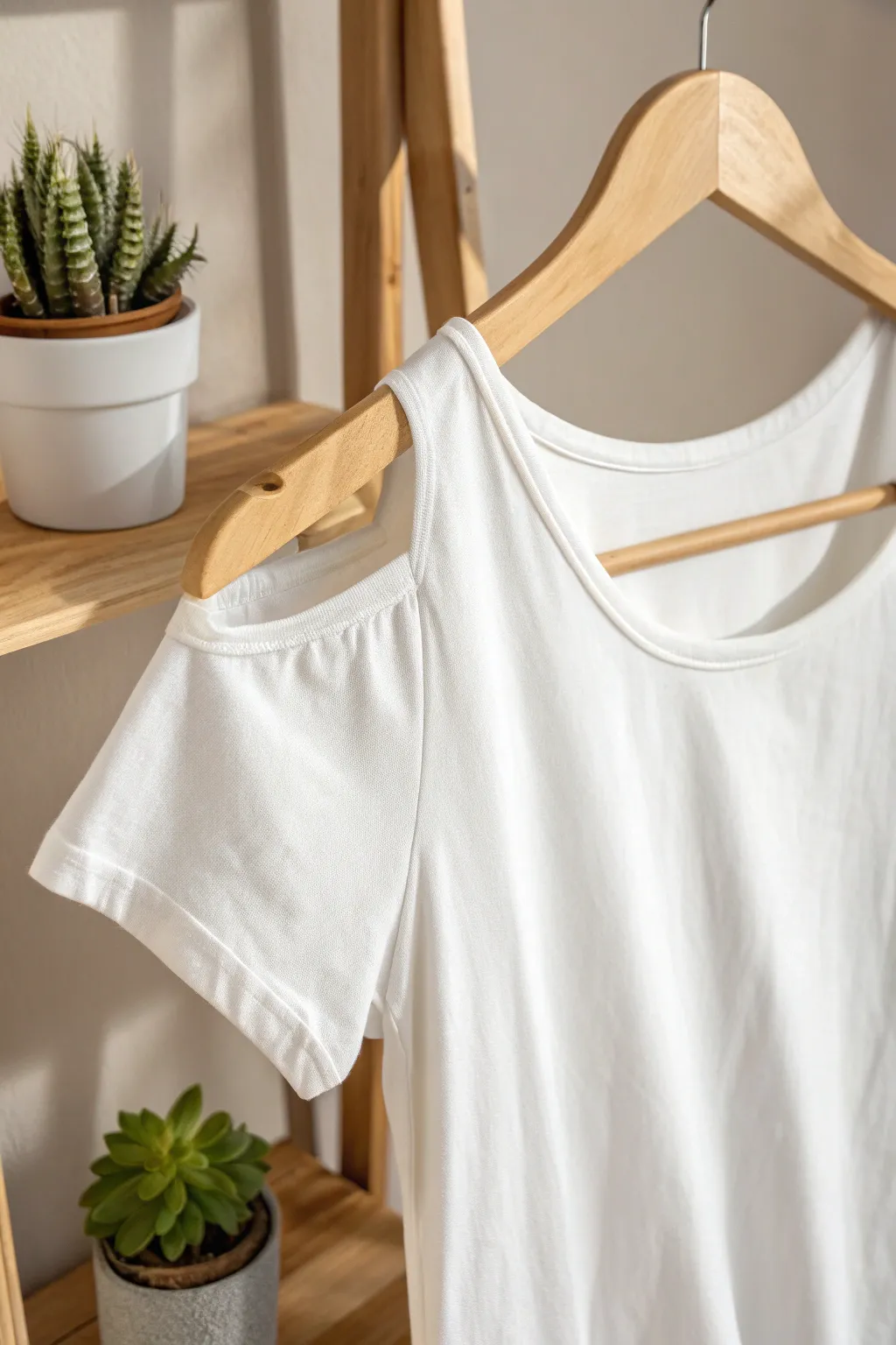 Embrace the edge with a chic asymmetrical neckline—where craftsmanship meets style.