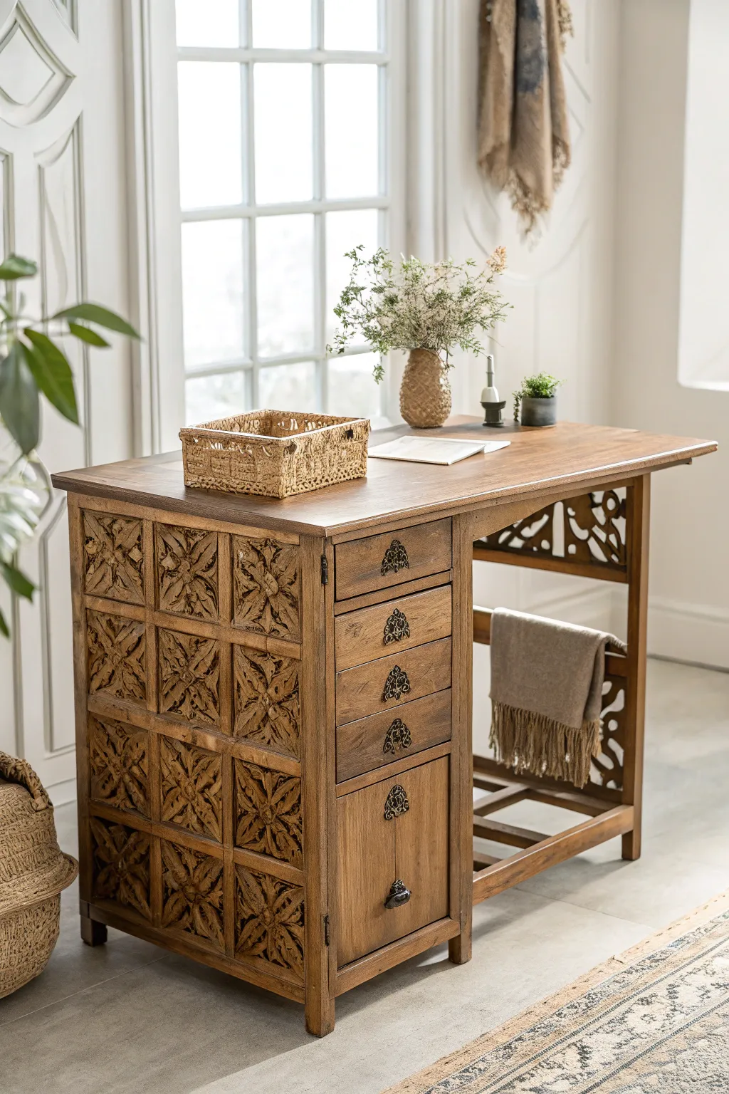 Transform your space with a chic and functional foldable craft table, perfect for creativity and convenience.