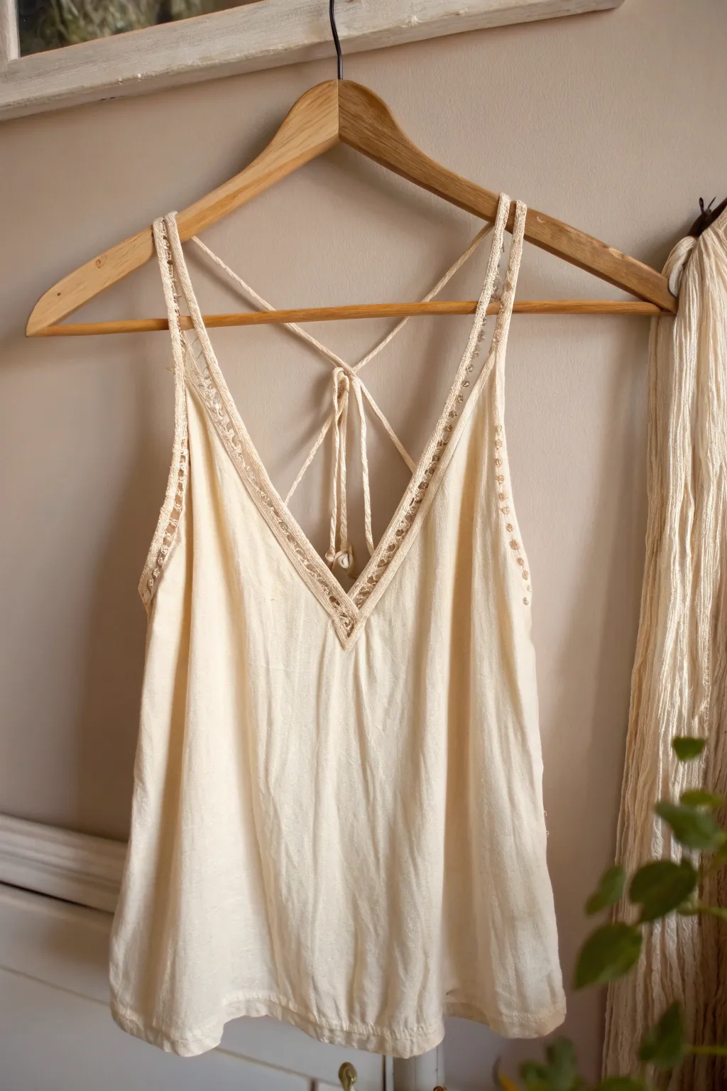 Transform your style with this chic DIY V-Back tank top — where minimalist design meets boho elegance!