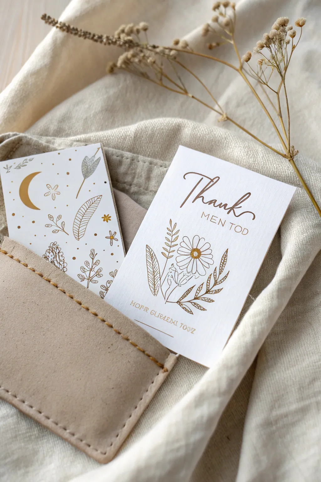 A touch of gratitude: Handmade elegance meets thoughtful giving with a DIY teacher appreciation card.