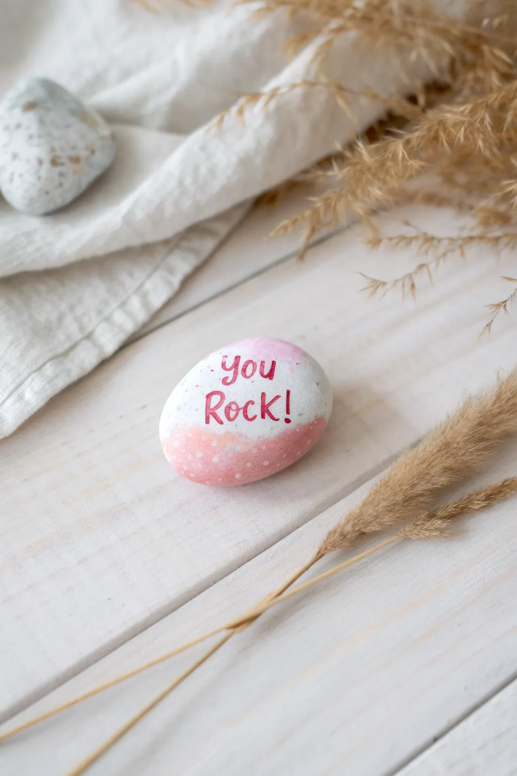 A little reminder that you rock, beautifully captured in minimalist elegance.