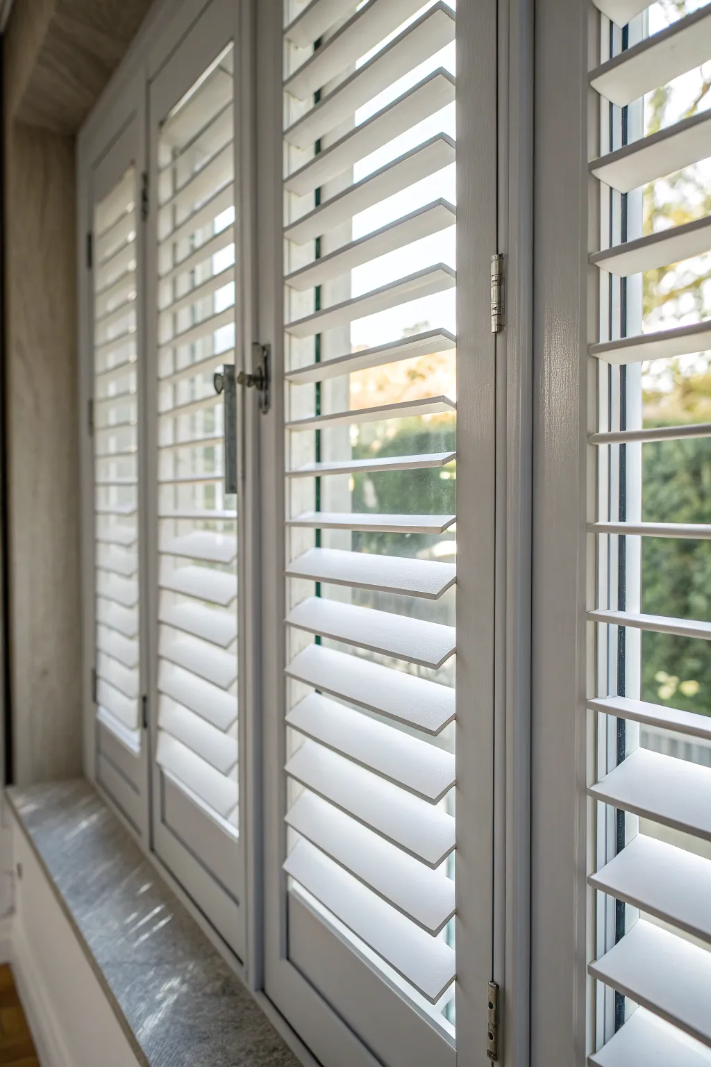 Elevate your space with sleek, modern minimalist shutters that blend elegance with simplicity.