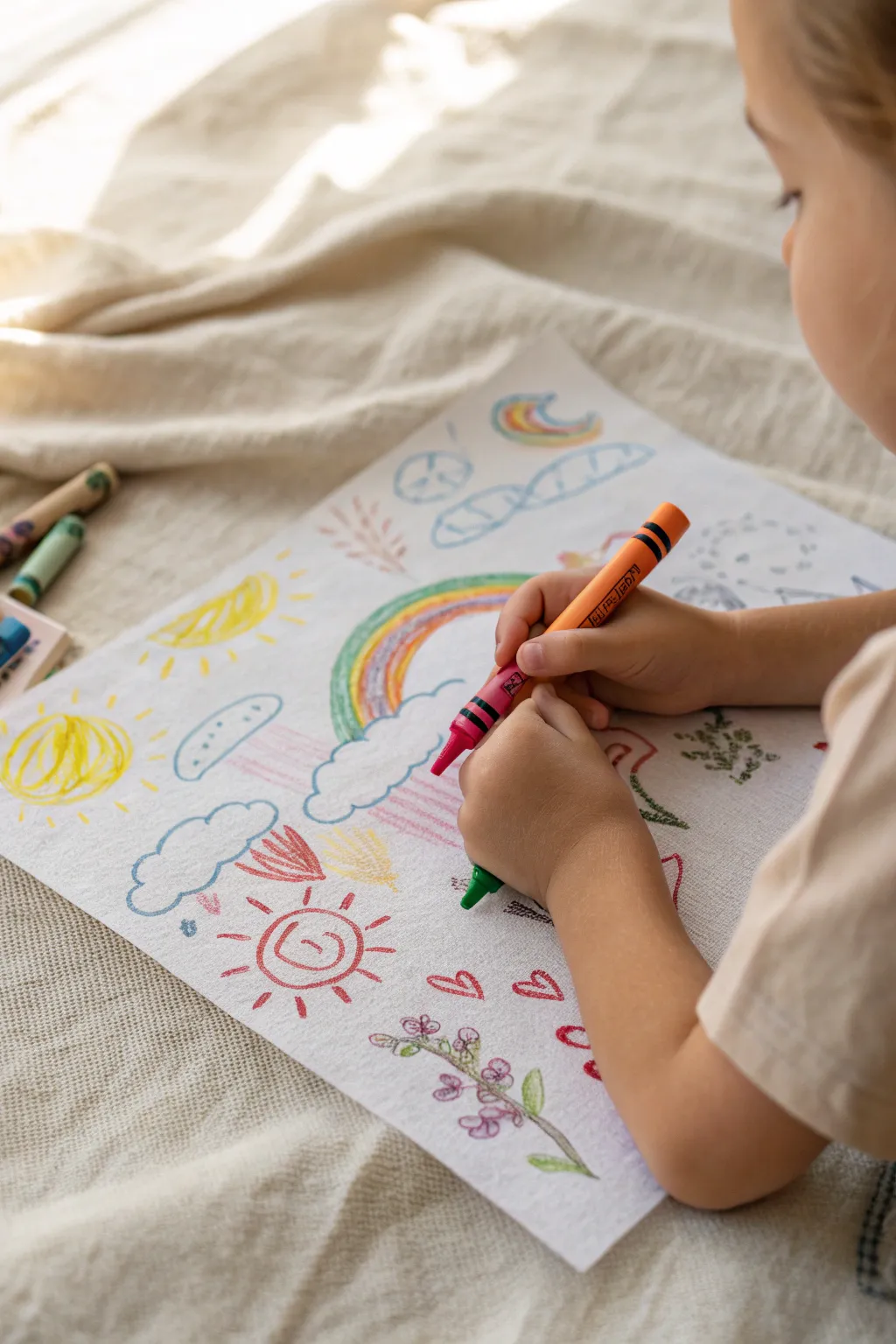 Unleash creativity with every doodle—where imagination meets simplicity in colorful harmony.