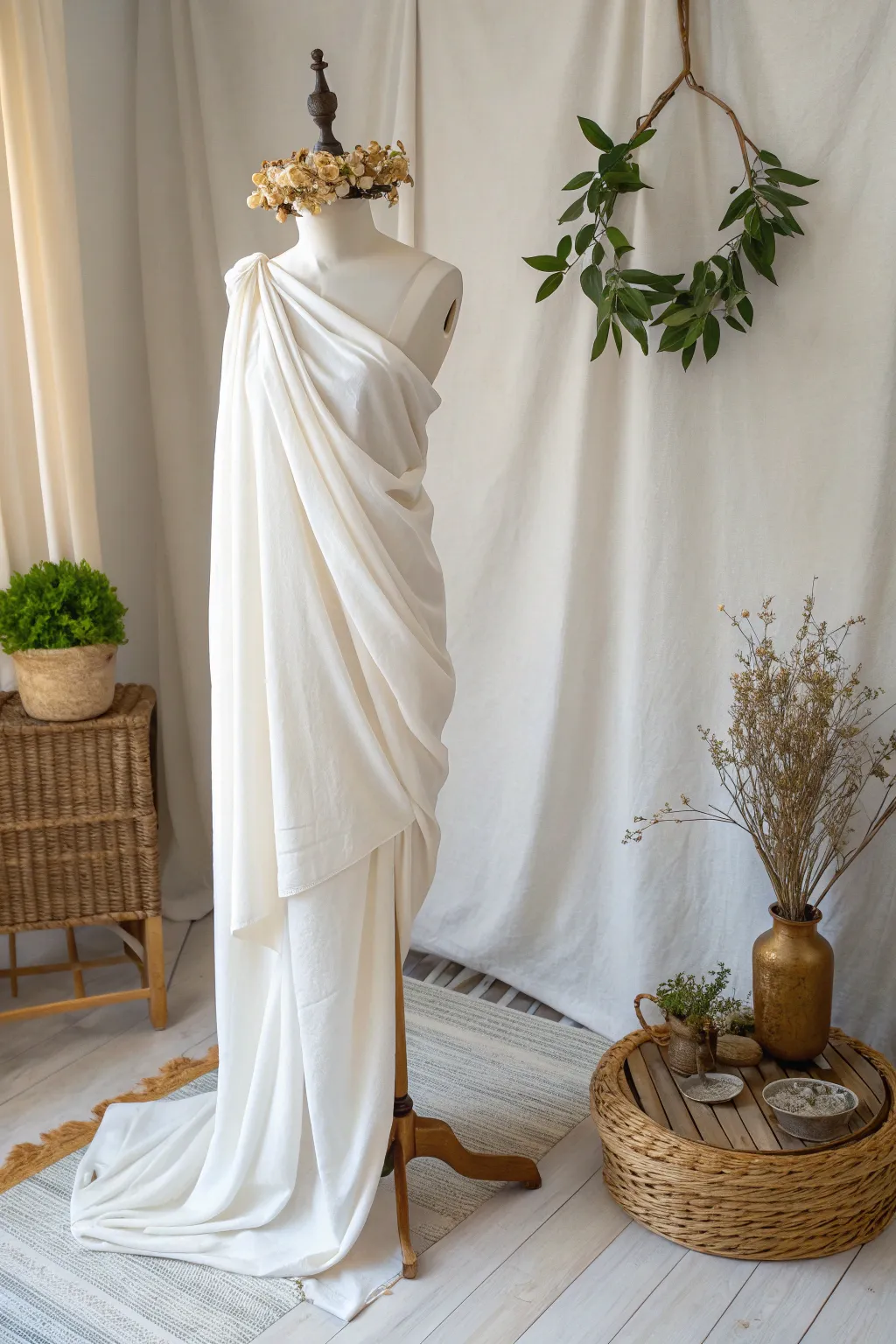 Channel your inner Greek Goddess with effortless elegance and simplicity. 🍃✨ #MinimalistStyle