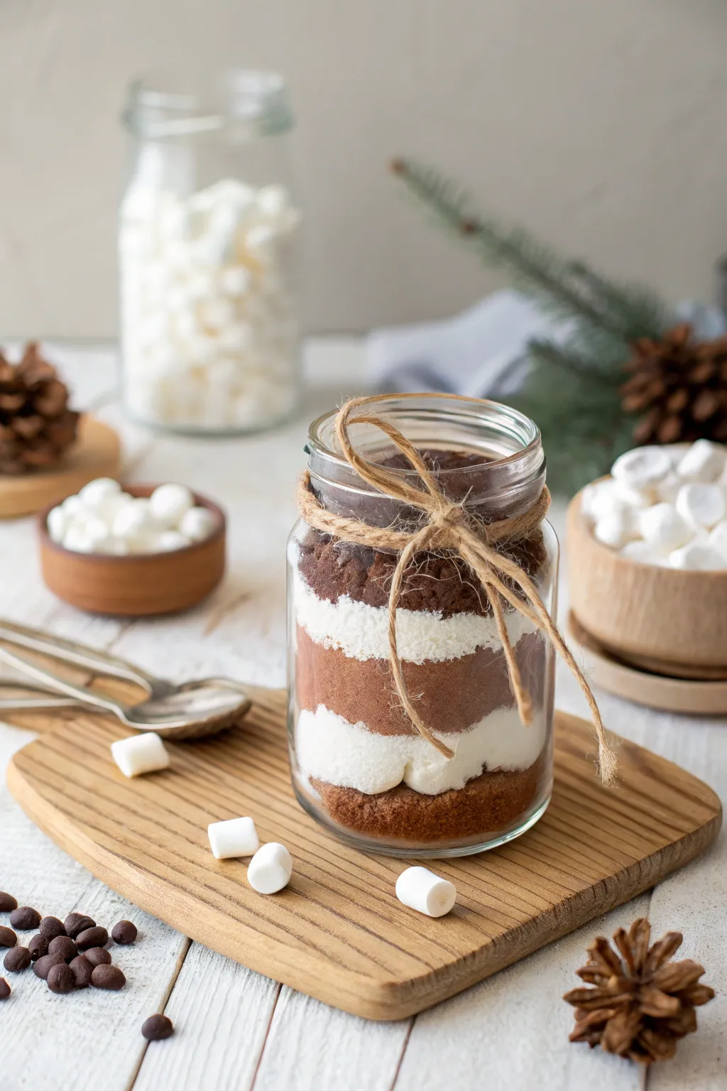 Cozy up with a homemade gourmet hot chocolate mix - the perfect blend of simplicity and warmth.