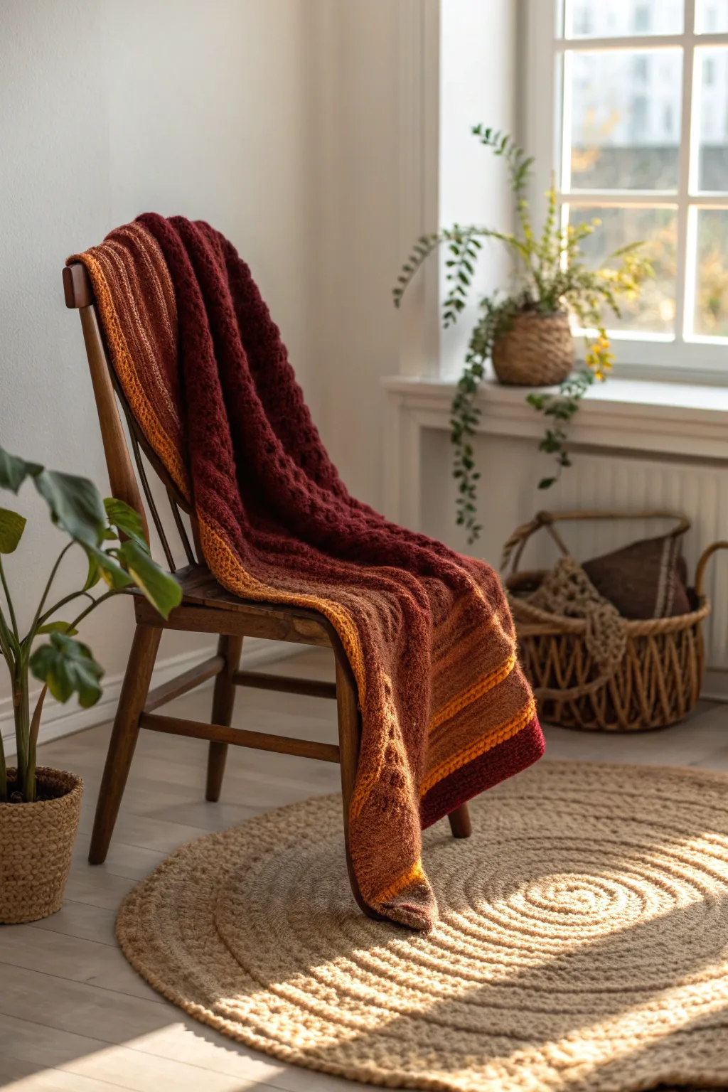 Wrap yourself in warmth and style with a handmade crochet sweater perfect for fall.