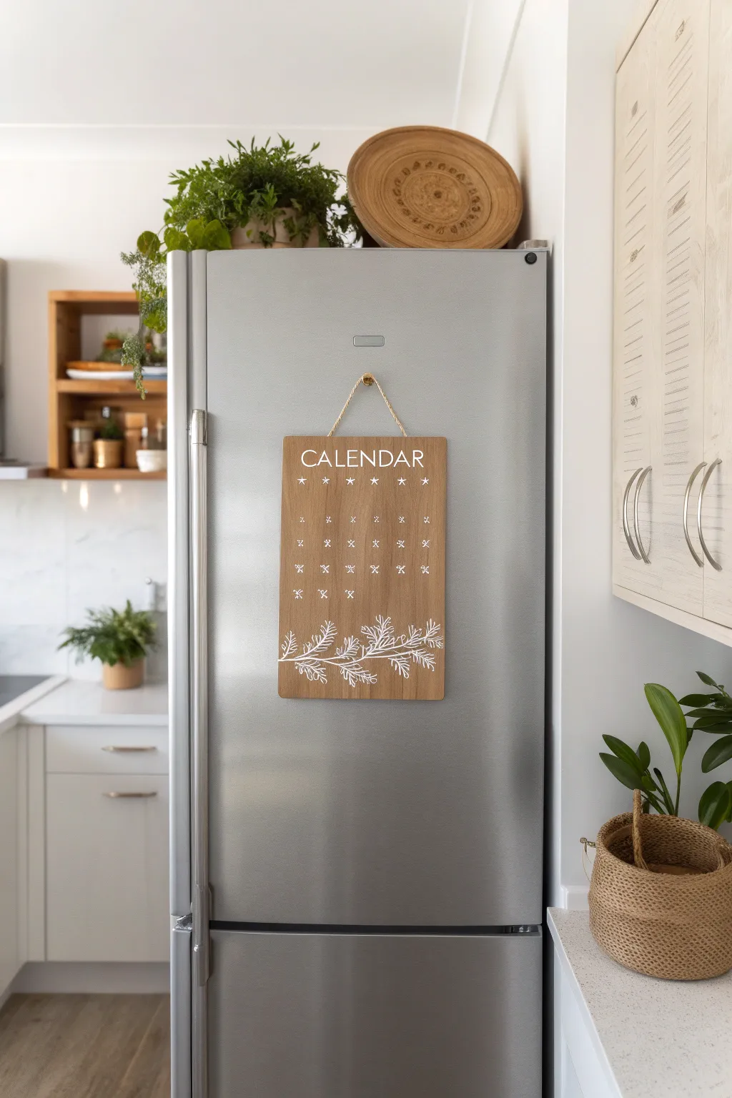 Stay organized in style with this chic magnetic calendar—where simplicity meets functionality!