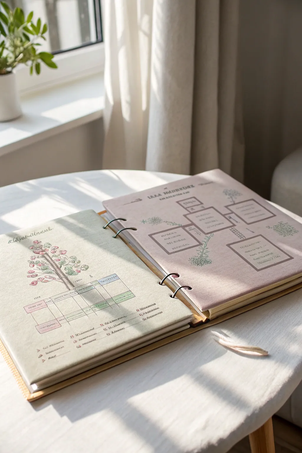 Discover the beauty of family connections with a touch of color and elegance.