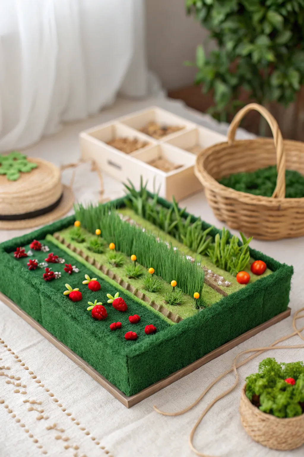 Embrace the beauty of simplicity with handcrafted fields of green.