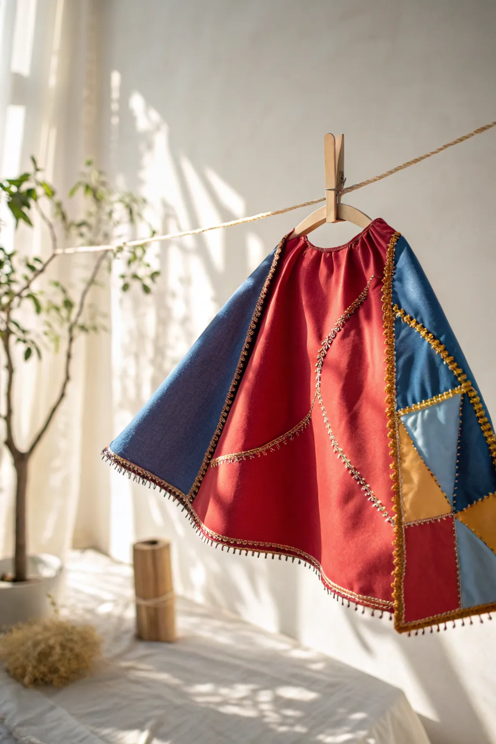 Celebrate dad's heroics with a handcrafted mini cape that captures the essence of love and imagination.