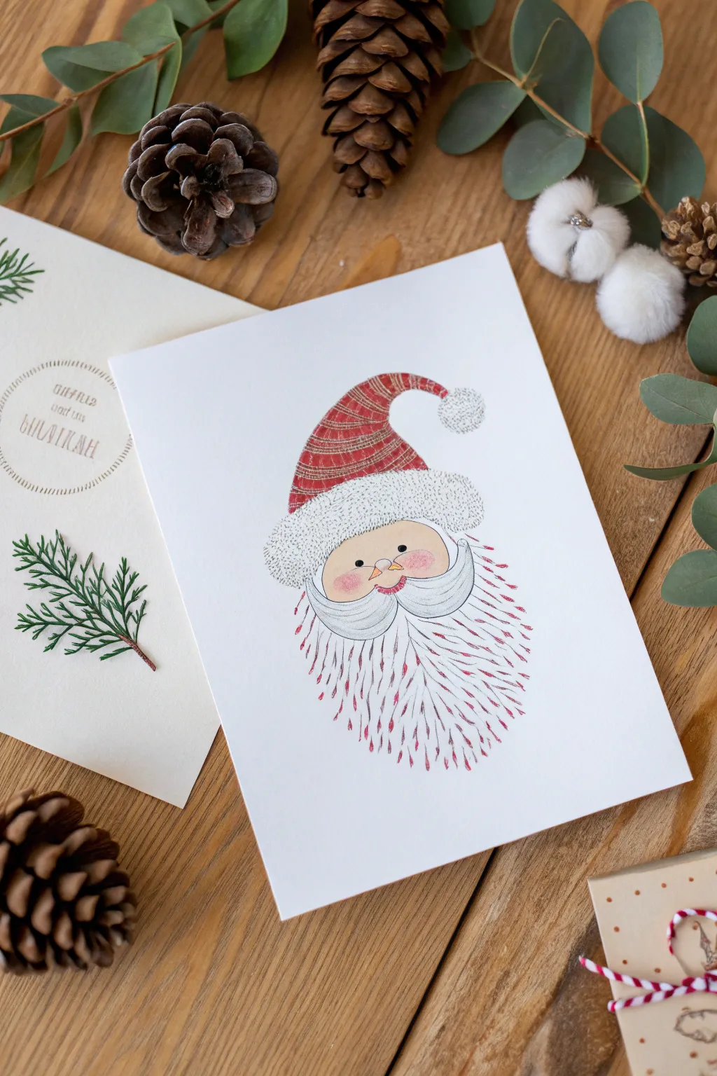 Craft your own 'Santa Thumb' - a delightful blend of creativity and simplicity for the holidays!