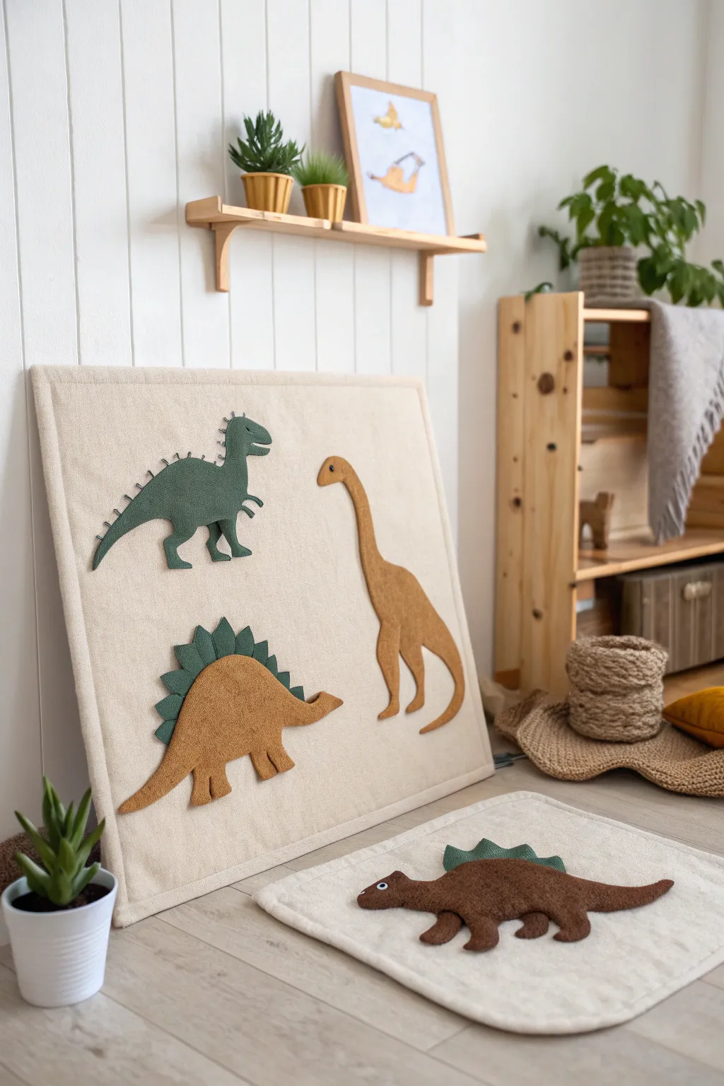 Unleash imaginations with a prehistoric flannel adventure.