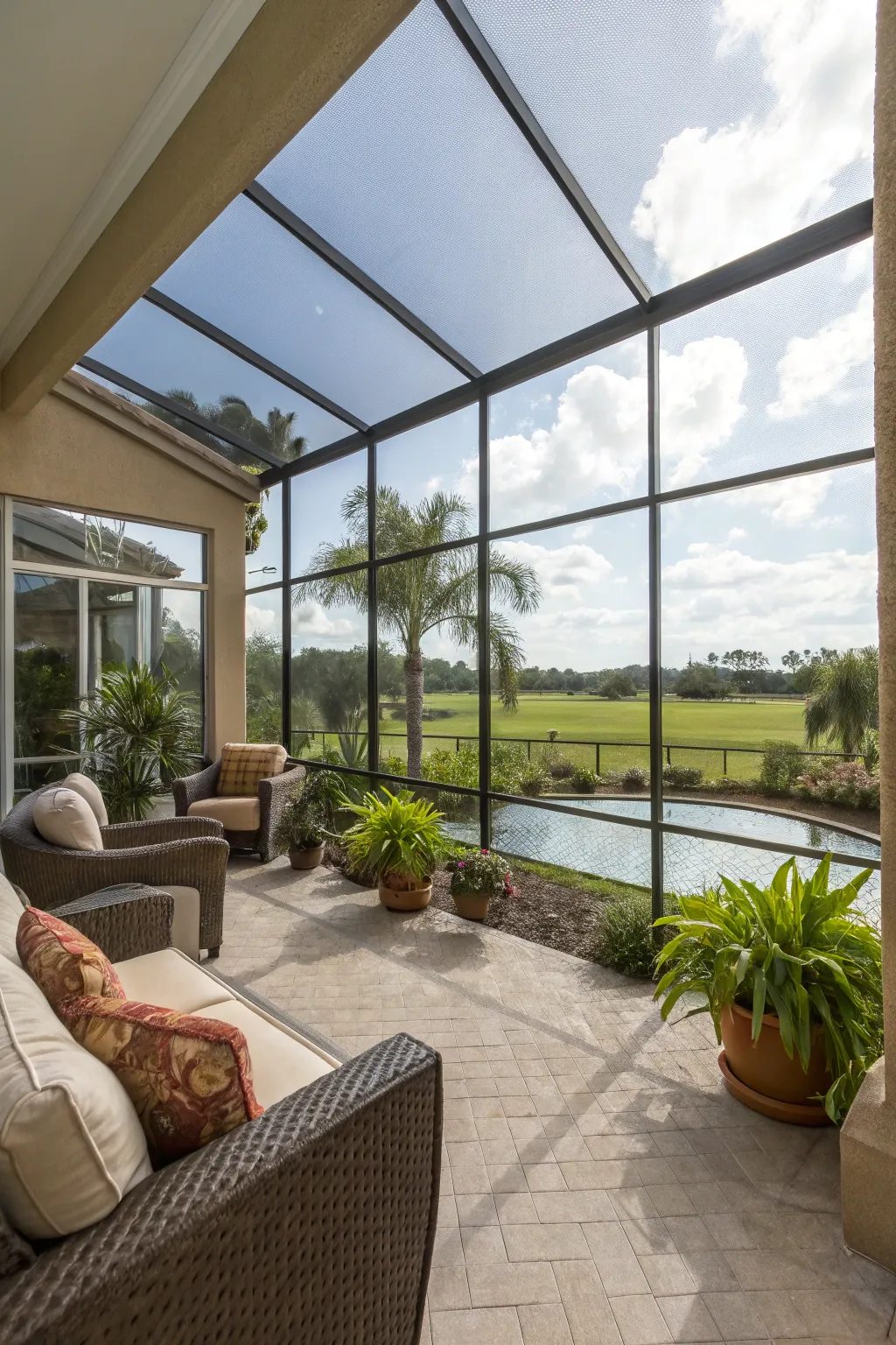 Enjoy the outdoors without the bugs with screened enclosures.