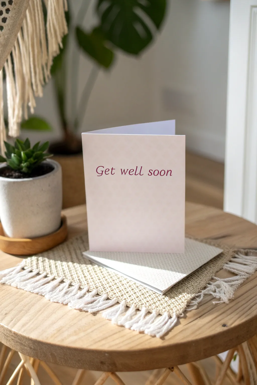 Embrace the art of minimalism with a heartfelt touch. #GetWellSoon #MinimalistElegance