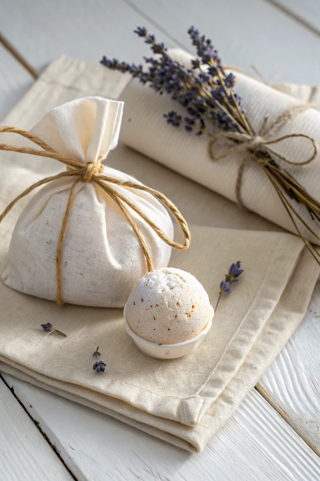 Indulge in simple pleasures with handcrafted bath bombs—a perfect touch of luxury for your self-care routine.