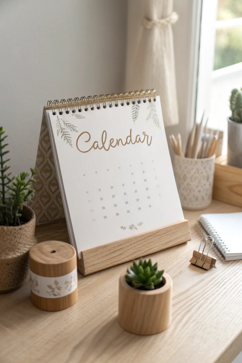 Inspire every day with a personalized desk calendar—where memories and motivation meet minimalist elegance.