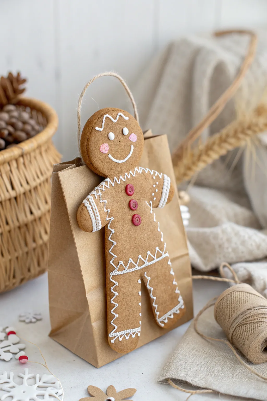 Craft your own story with these delightful gingerbread man puppets!