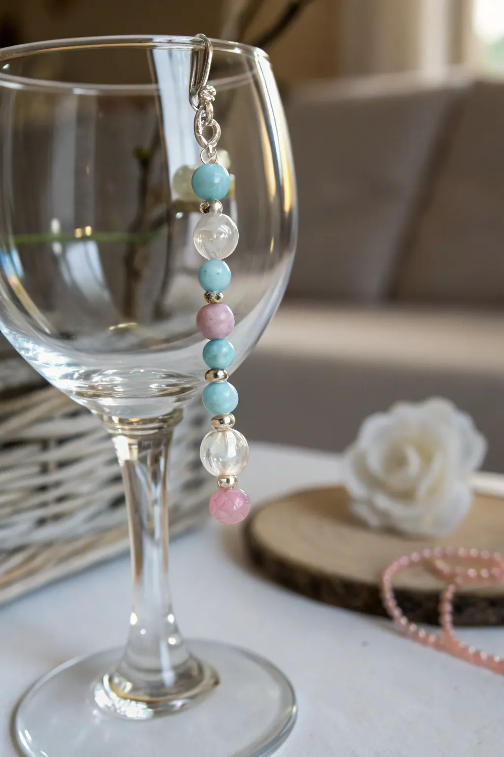 Add a touch of elegance to your gatherings with personalized wine charms.