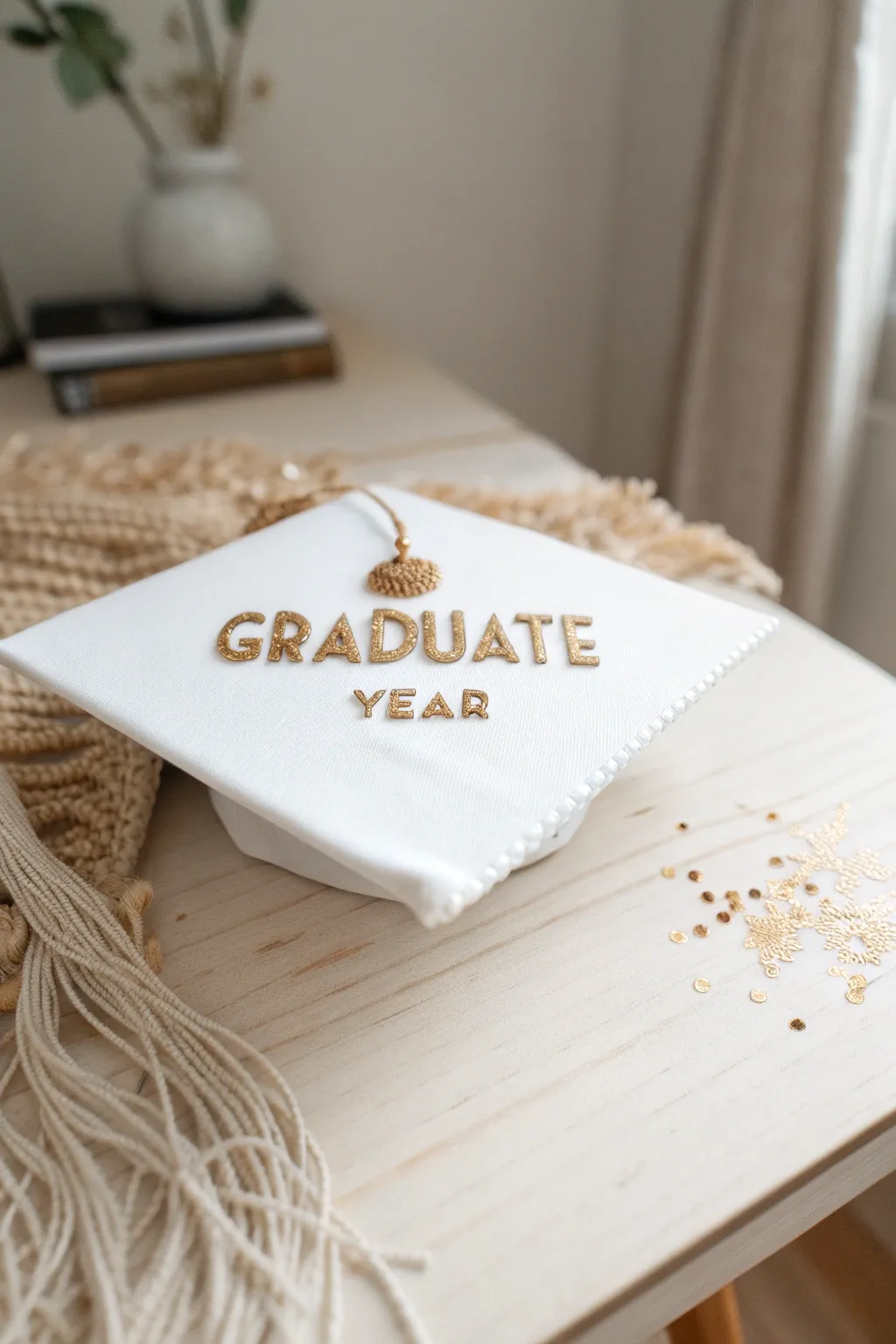 Personalize your milestone with a touch of glittery elegance.