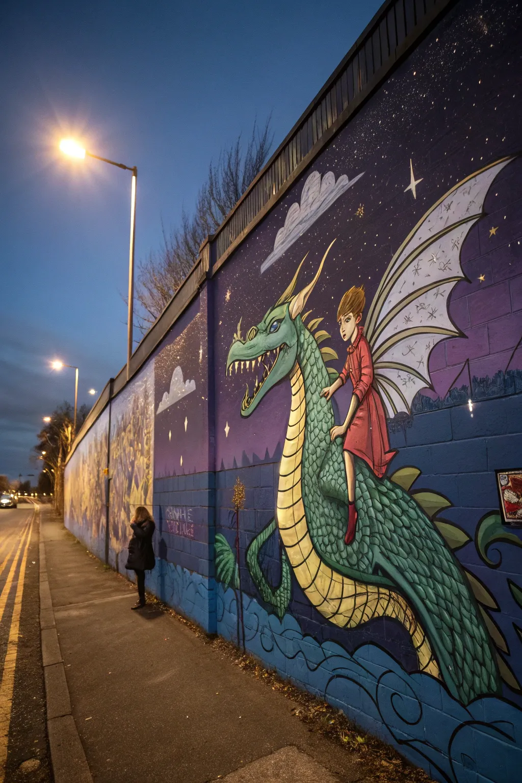 Ride the winds of imagination with mythical graffiti!
