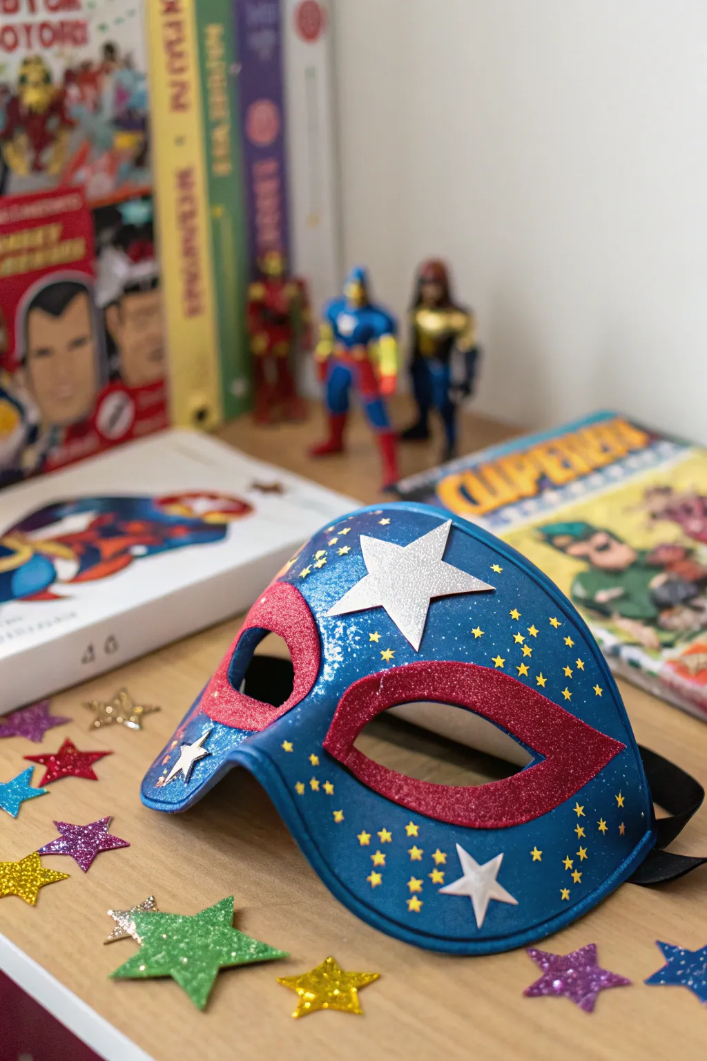 A DIY superhero mask is a fun way to bring out the hero in you.
