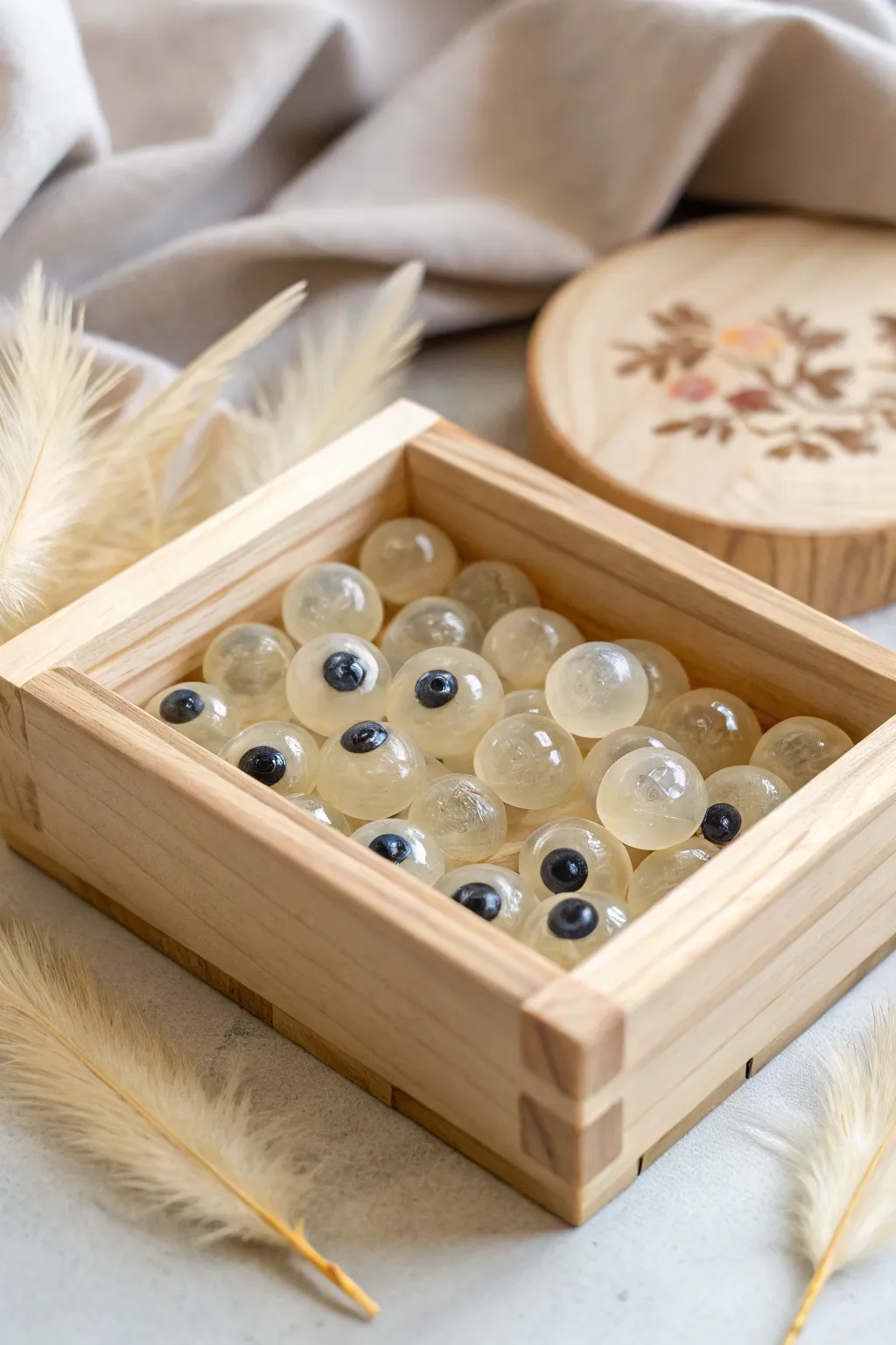 Dive into the Eyeball Extravaganza: a sensory delight with a touch of spooky elegance!