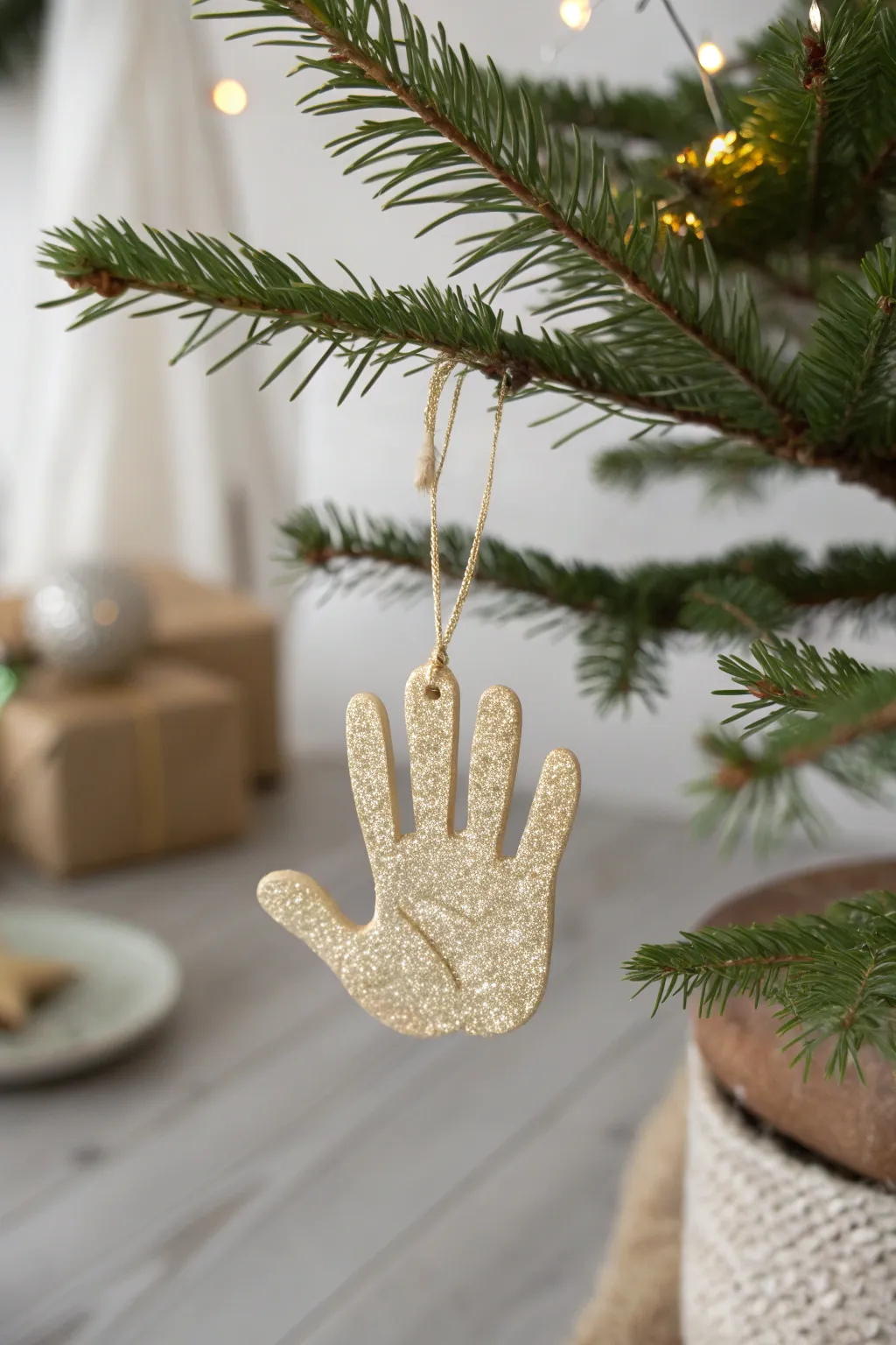 Add a touch of sparkle to your holidays with handcrafted glittery elegance.