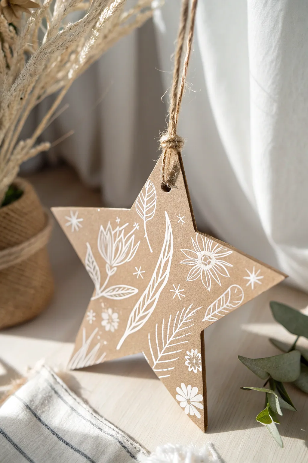 Elevate your packaging with bespoke star-shaped tags that shine with minimalist charm.