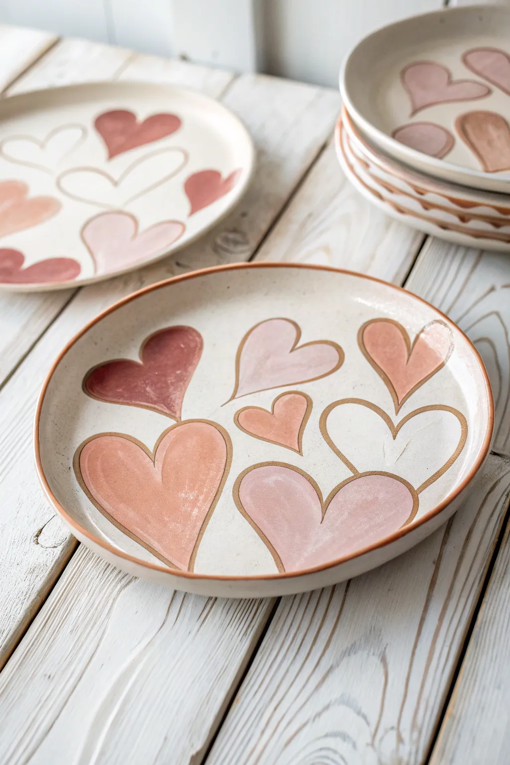 Bring your table to life with a layered heart masterpiece, where simplicity meets artful charm.