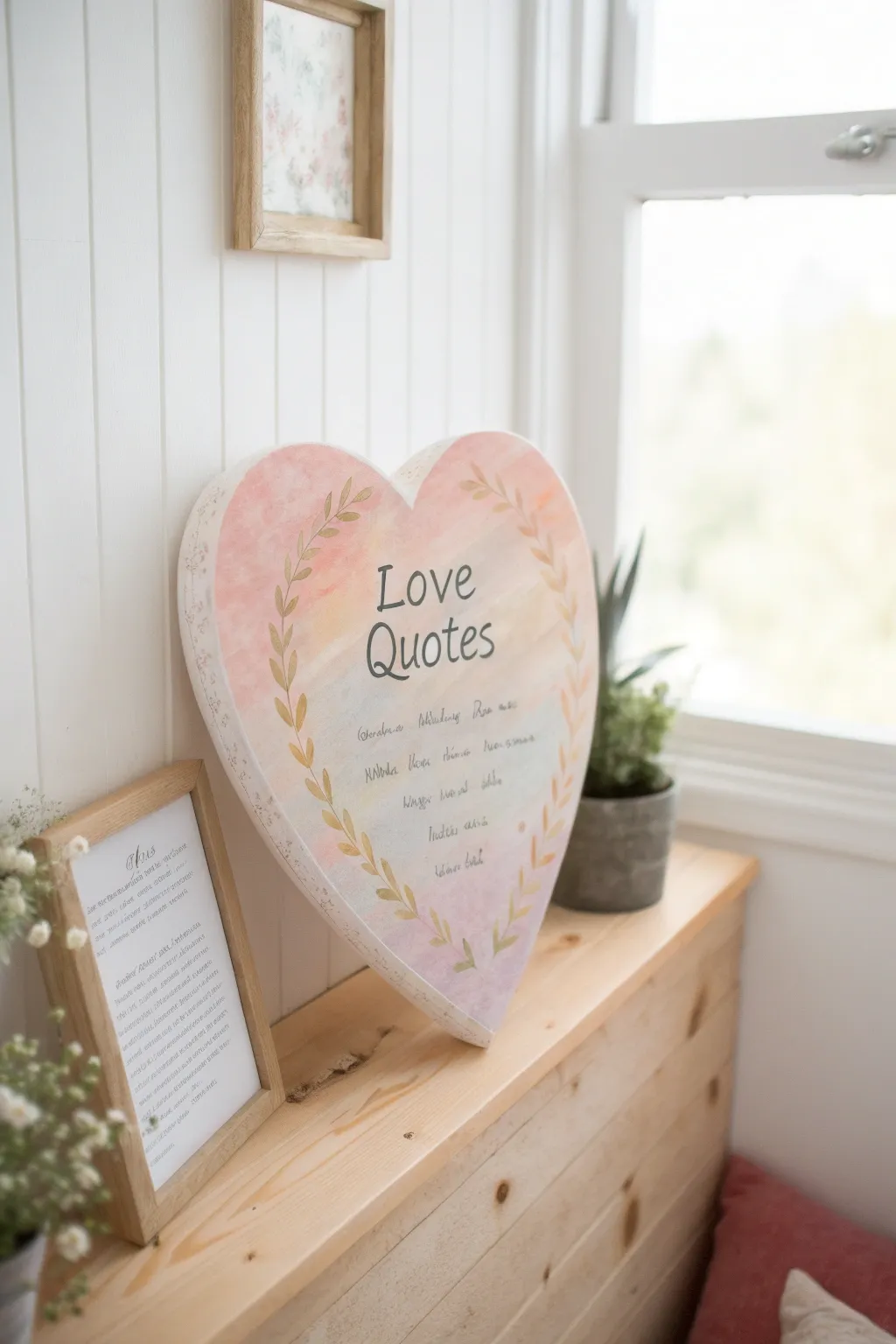Capture the essence of love with a heart-shaped canvas filled with your heartfelt words.