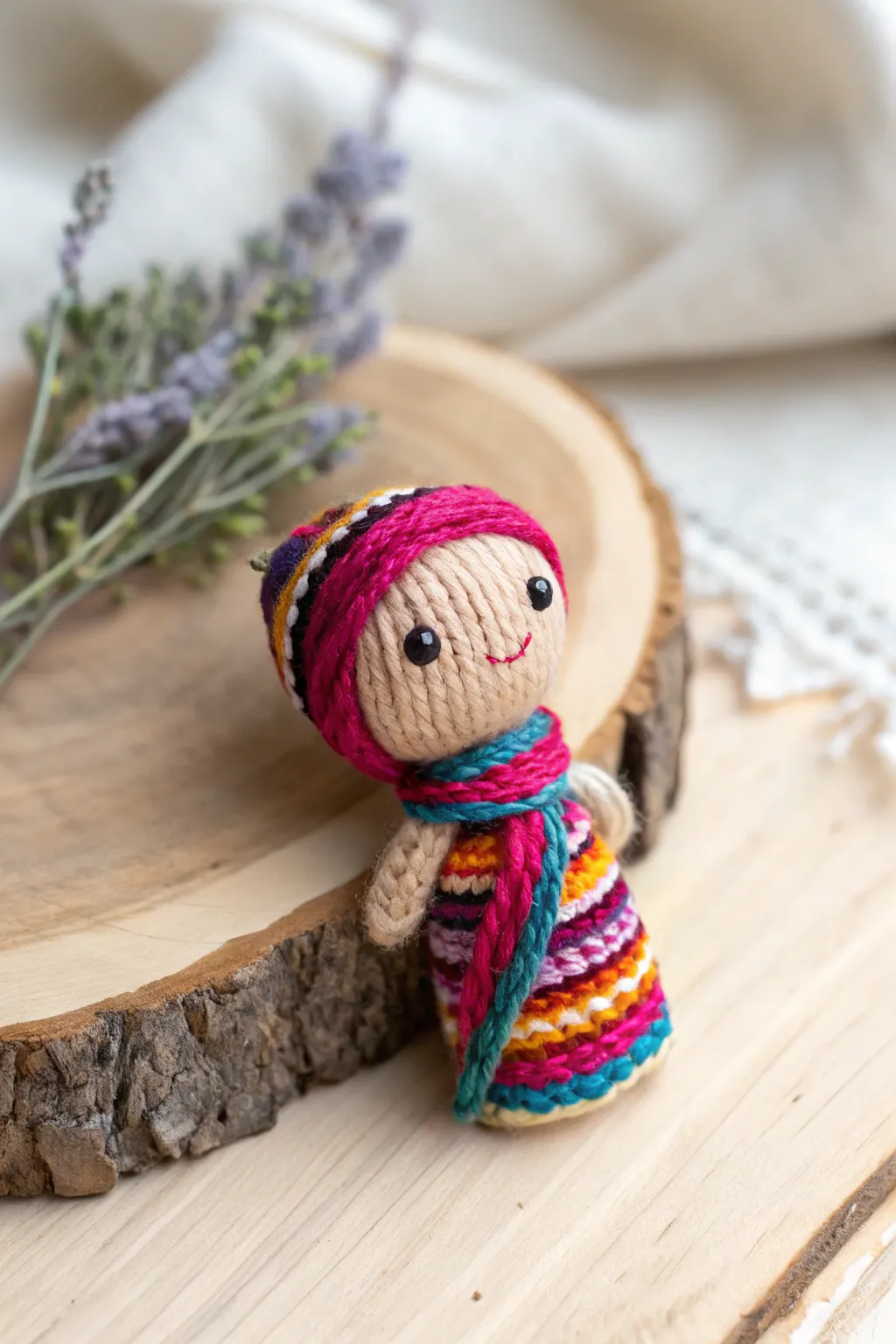 Let your worries melt away with the charm of a handcrafted Guatemalan Worry Doll. 🌿✨ #CraftedComfort