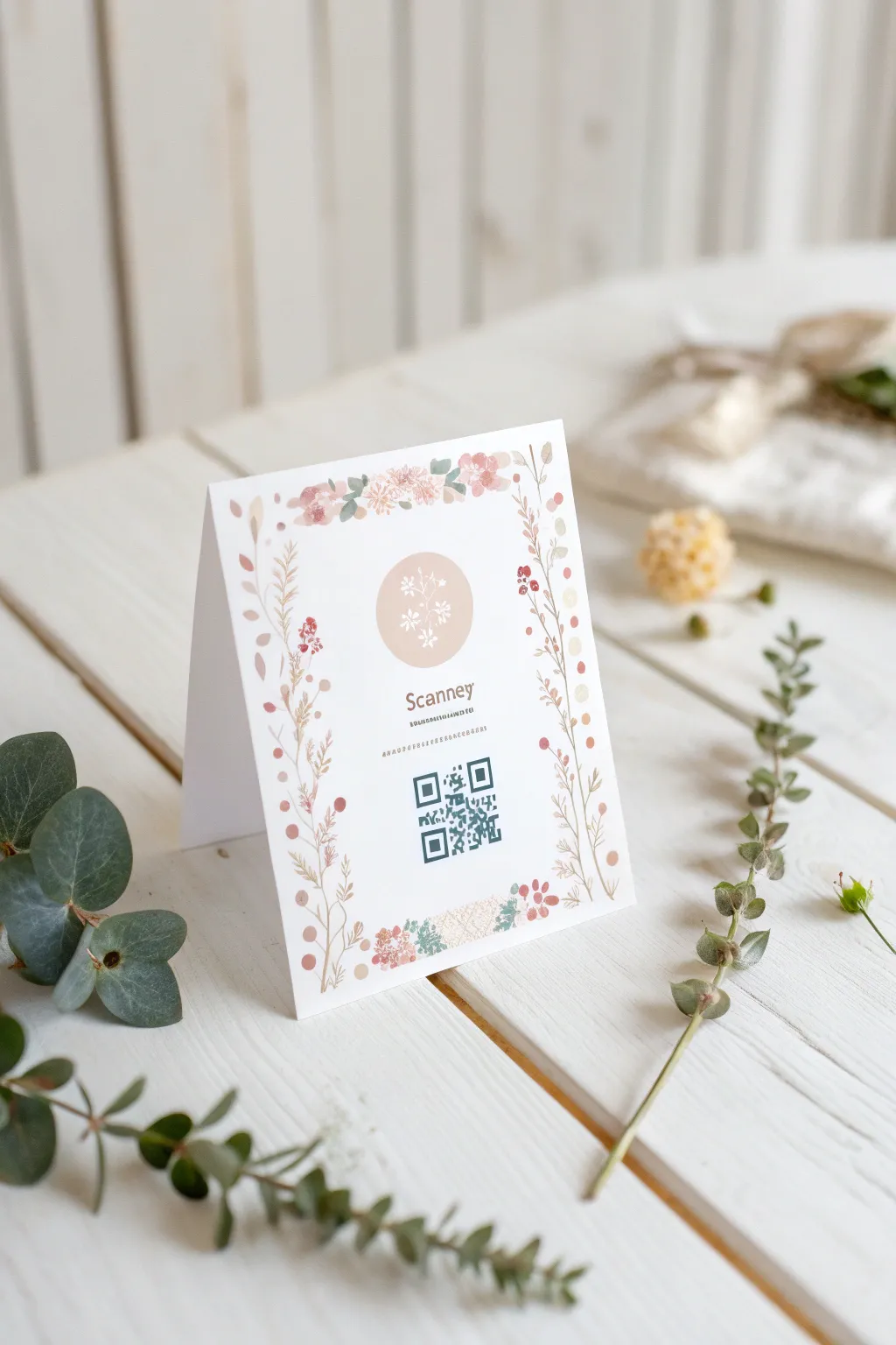 Add a touch of modern charm to your holiday greetings with interactive QR-coded cards.