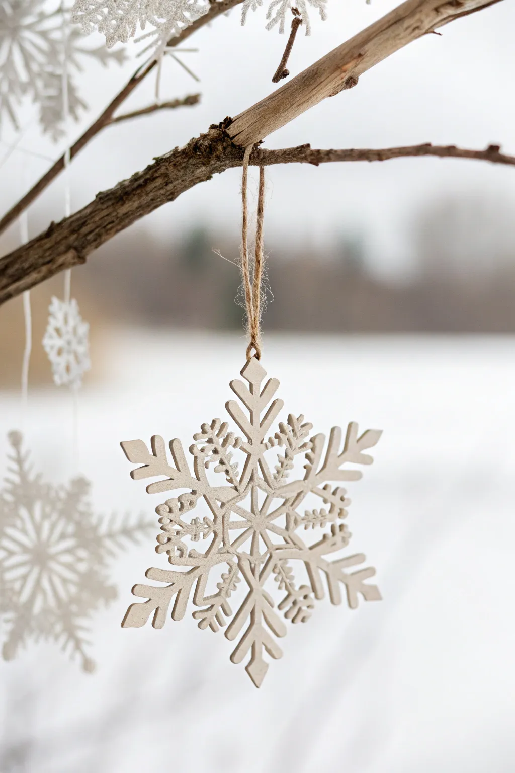 Transform flat paper into enchanting holiday art with these intricate paper snowflakes.