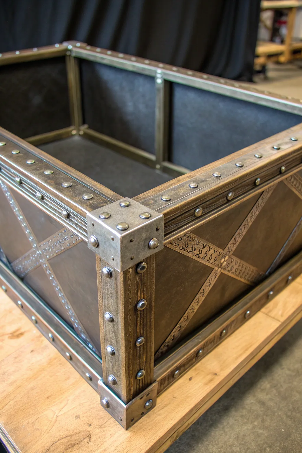 Strength Meets Craftsmanship: Elevate your ballast box with a durable metal frame.