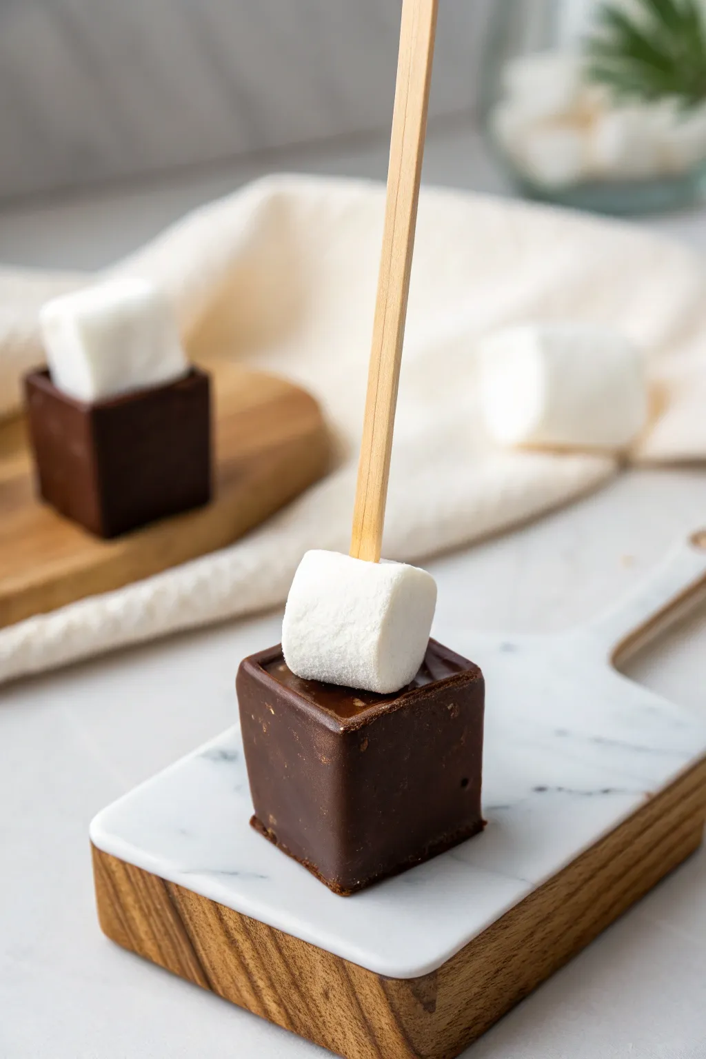 Delight in the simplicity of homemade hot chocolate stirrers—a sweet touch of warmth for the holiday season.