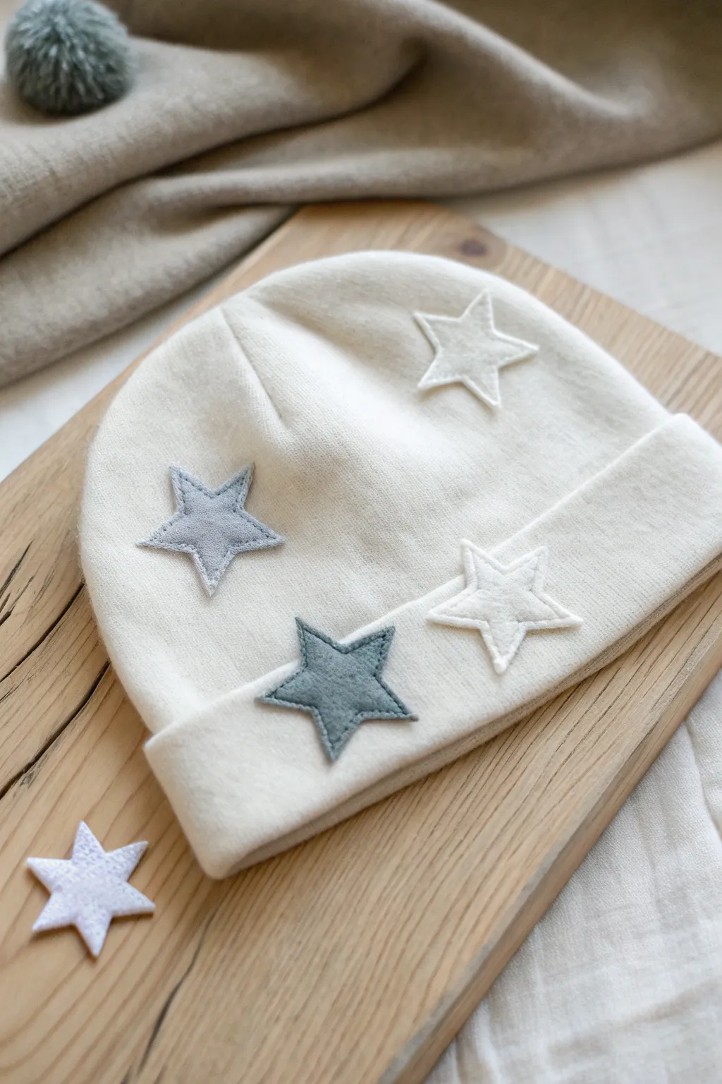 Wear the cosmos: A touch of celestial charm with this Starry Night Cap.