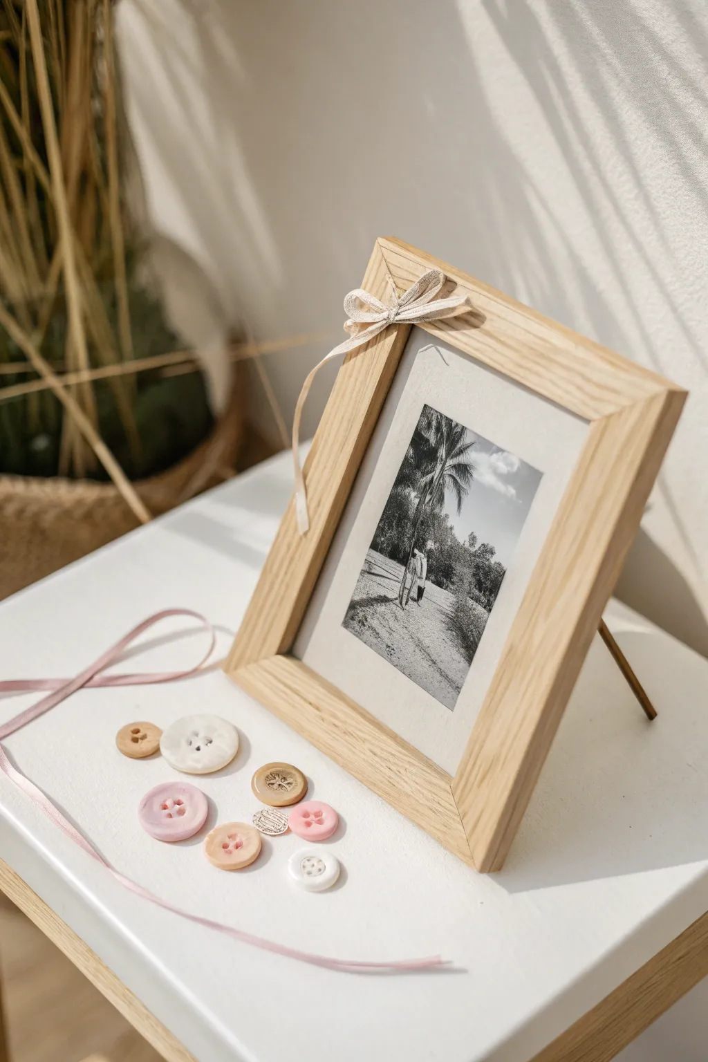 Capture memories with handcrafted elegance: a personalized photo frame for Valentine's Day.