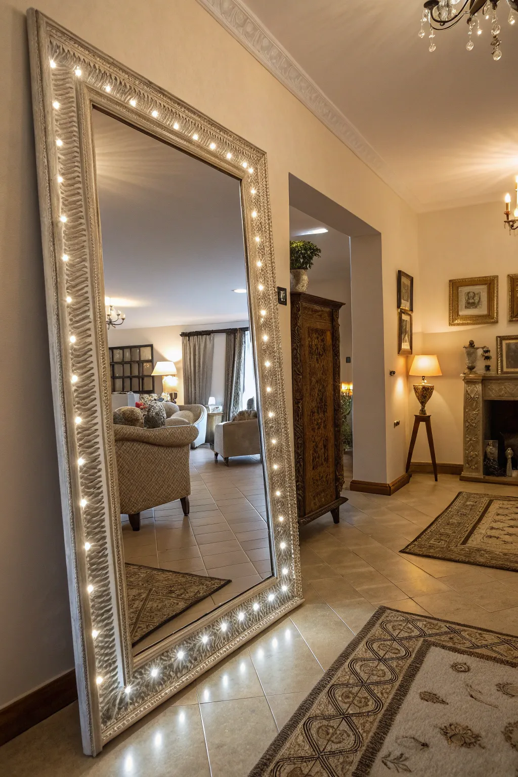 Mirrors can make your room feel more spacious and bright.