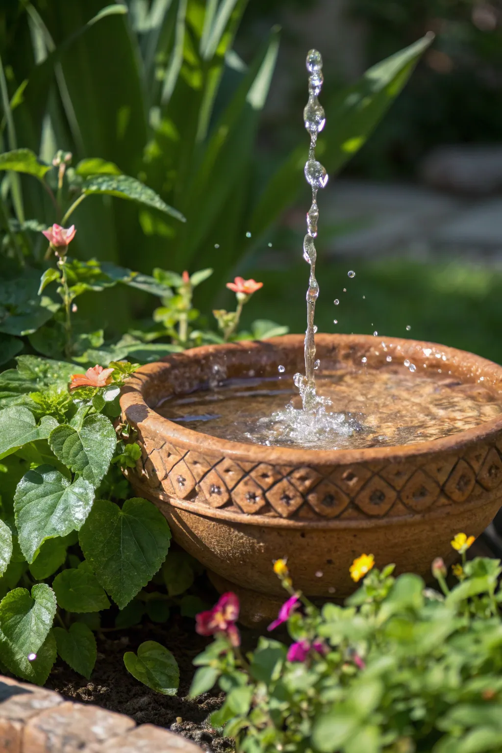 Transform your front yard into a serene oasis with a DIY water fountain.