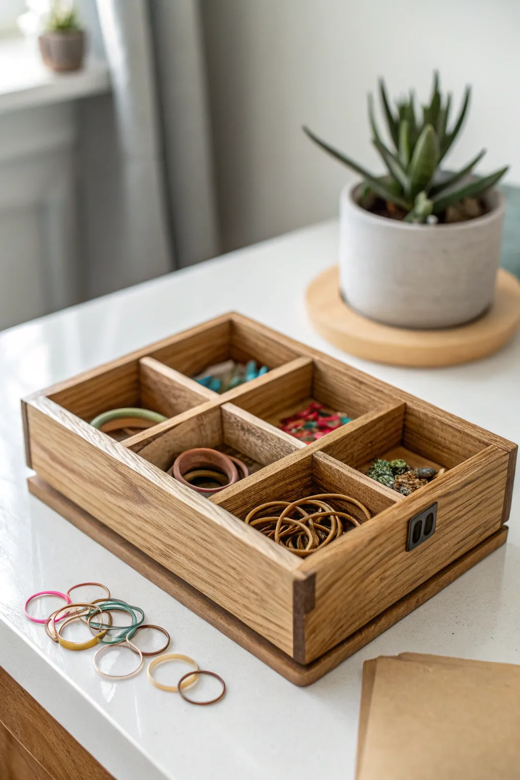 Elevate your organization game with a touch of natural elegance. 🌿✨ #MinimalistBeauty #Craftsmanship