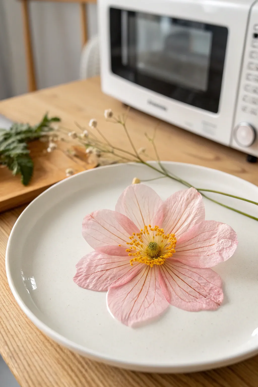 Capture the art of preservation: Quick and easy flower pressing with a touch of elegance.