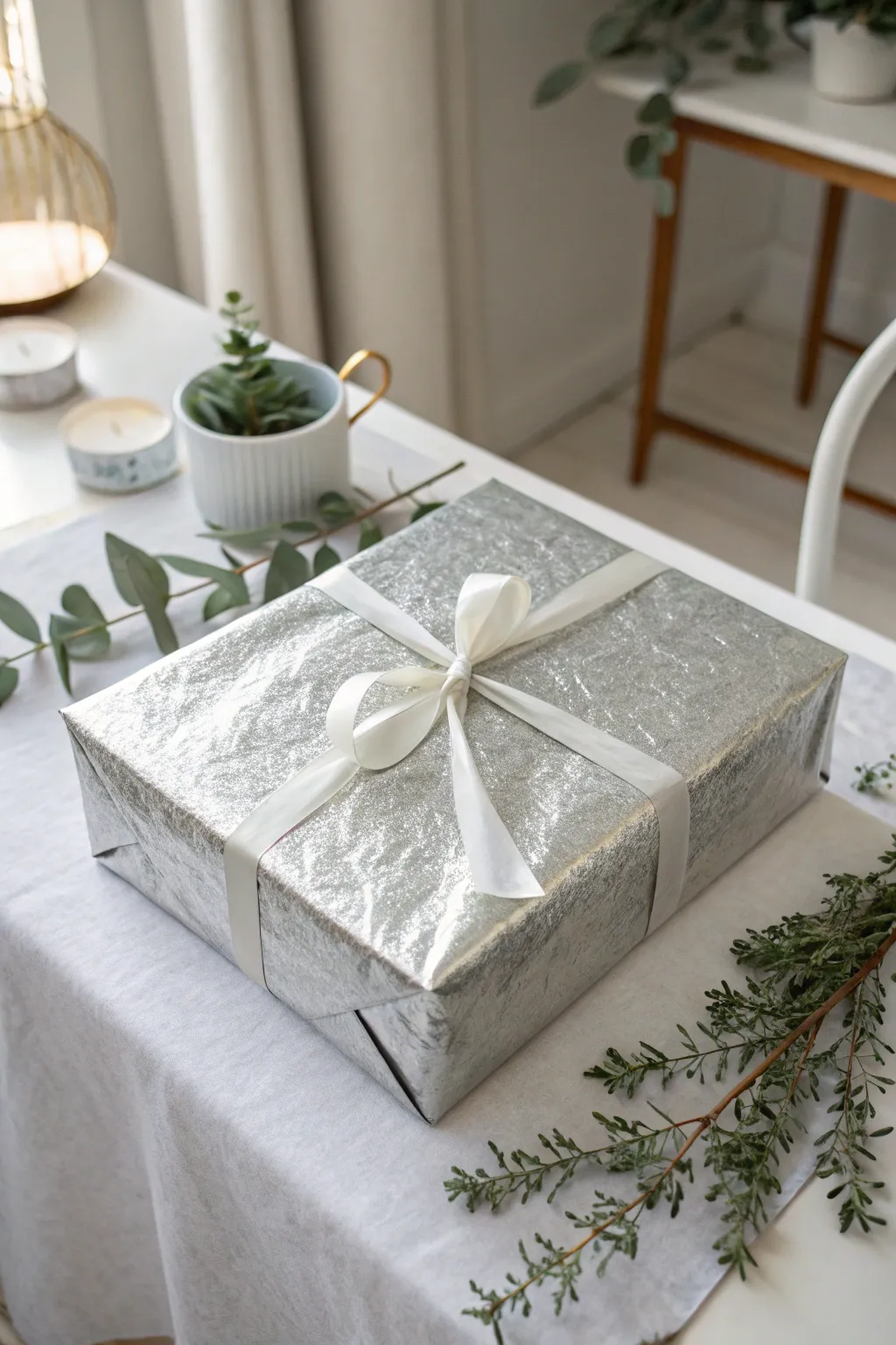 Elevate your gift wrapping with a touch of metallic magic! ✨