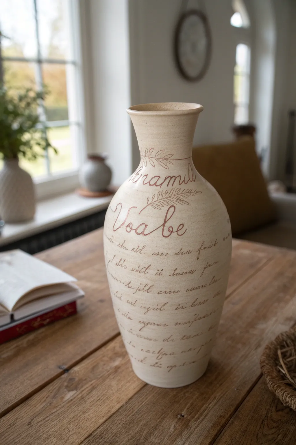 Craft Your Story: A simple vase becomes a canvas for personal narratives, blending art with heartfelt expression.