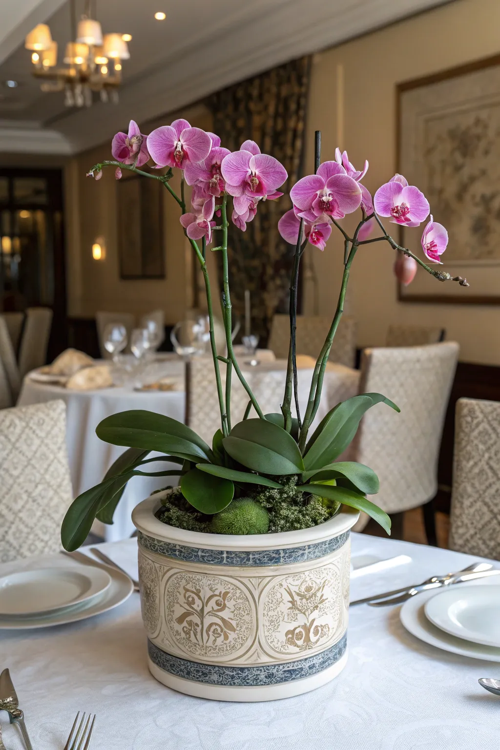 Orchids bring a touch of exotic elegance indoors.