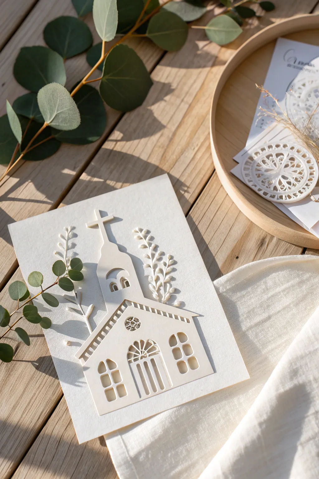 Embrace simplicity with our printable baptism scene craft, perfect for beginners seeking beauty in minimalism.