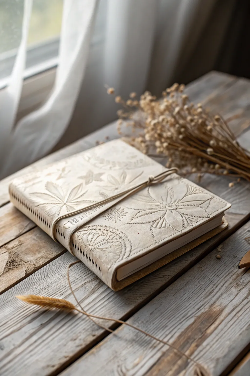Capture the charm of yesteryears with a vintage-inspired journal cover. Perfect for those who cherish simplicity and natural beauty.